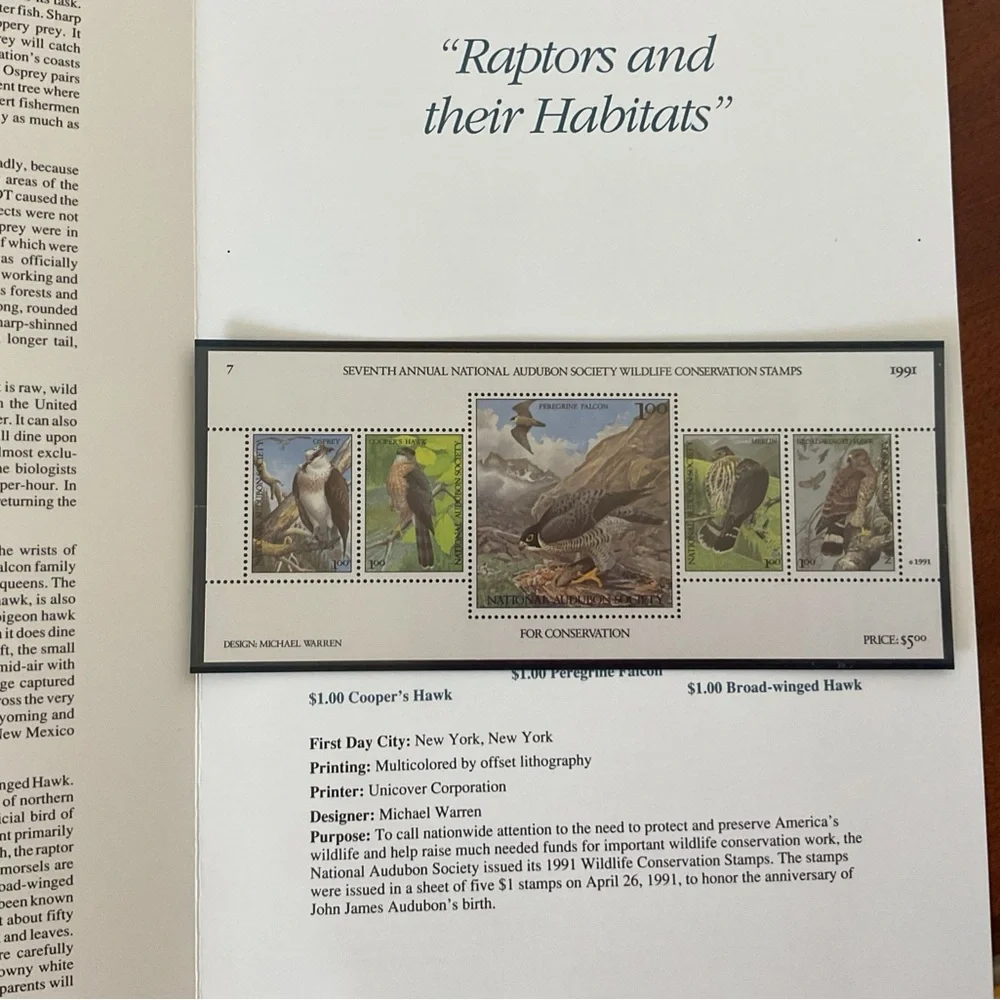 Wildlife Conservation Stamps - Multicolor